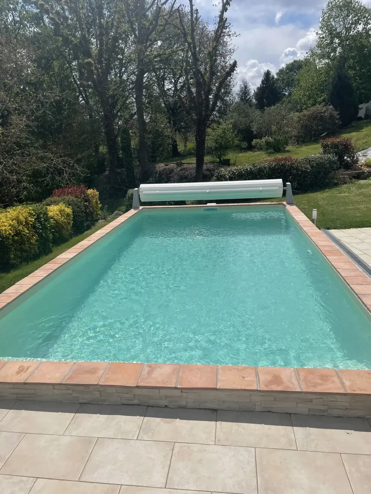 Construction de piscine maçonnée près de Saint-Sever